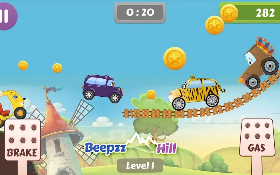 Car Racing game for toddlers  [МОД Mega Pack] Screenshot 3