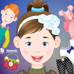 Скачать взломанную Dress Up game for girls  [МОД Много монет] - последняя версия apk на Андроид