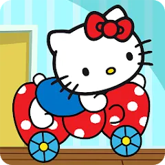 Взломанная Hello Kitty games - car game  [МОД Много монет] - стабильная версия apk на Андроид