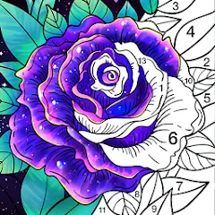 Скачать взломанную Coloring Book: Color by Number (Колоринг Бук)  [МОД Меню] - последняя версия apk на Андроид