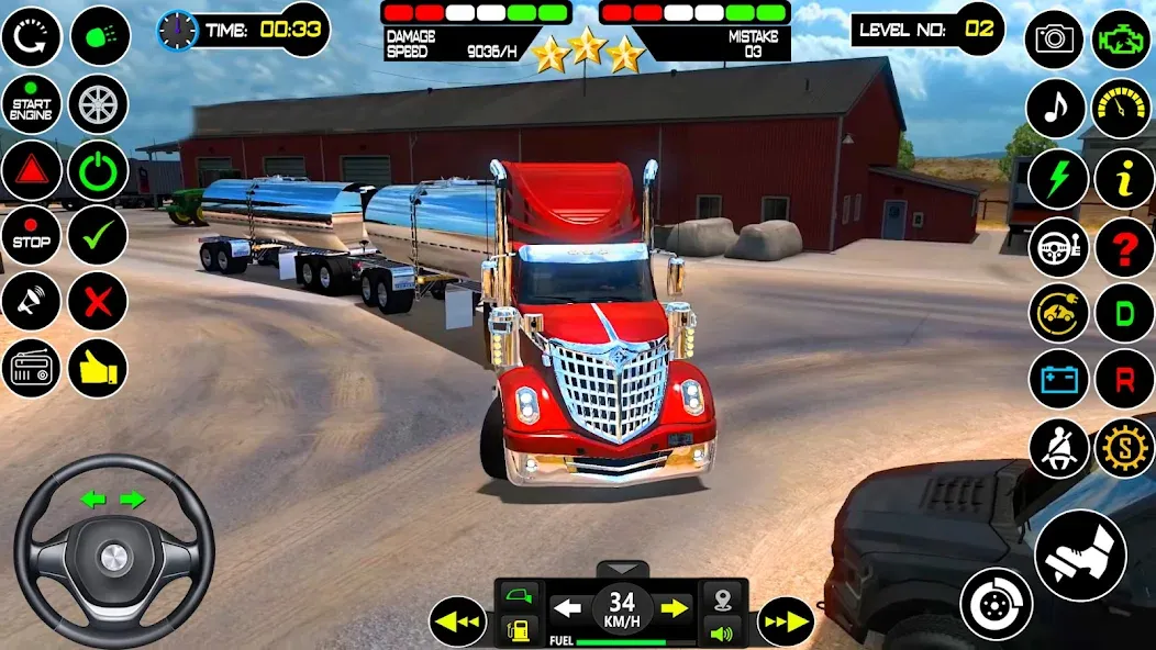 US Truck Driving Cargo Game 3D (Американский грузовик водителя)  [МОД Unlocked] Screenshot 2