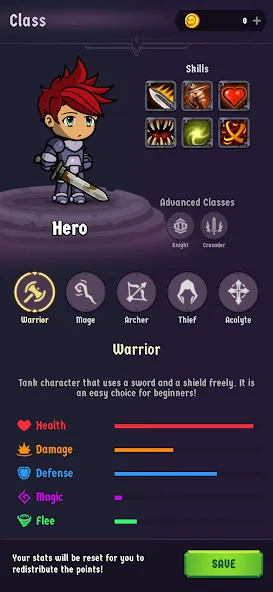 The Walking Hero - Idle RPG (Зе Волкинг Хиро)  [МОД Много денег] Screenshot 2