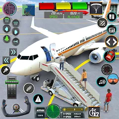 Скачать взлом Pilot Flight Simulator Games  [МОД Бесконечные деньги] - полная версия apk на Андроид