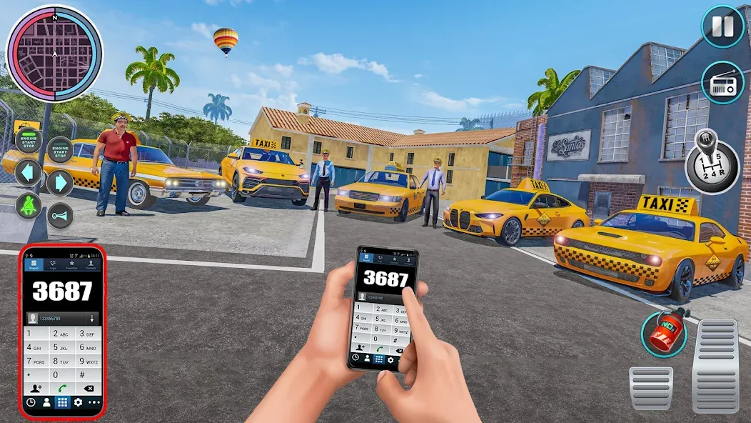 City Taxi Driving: Taxi Games  [МОД Unlimited Money] Screenshot 2