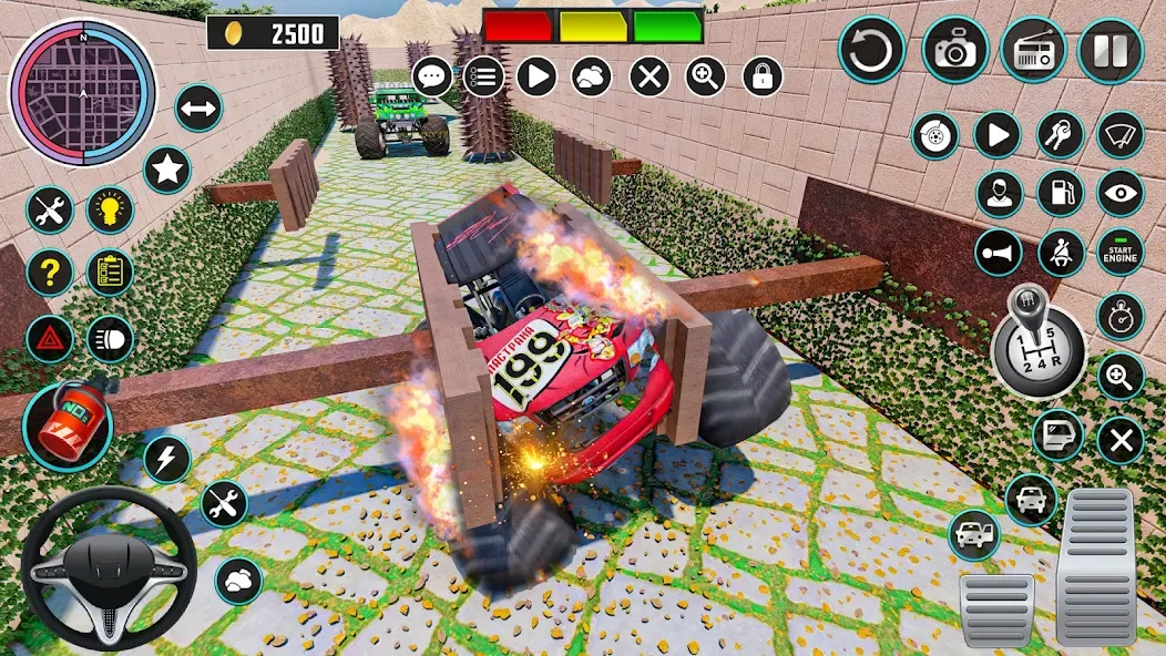 Monster Truck Maze Puzzle Game  [МОД Бесконечные монеты] Screenshot 5