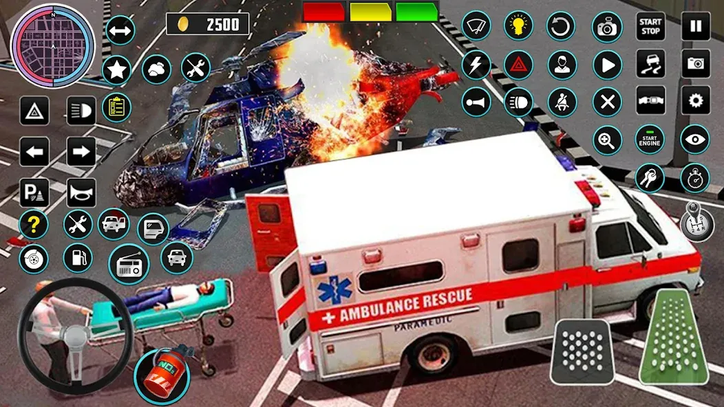 Heli Ambulance Simulator Game  [МОД Unlocked] Screenshot 4