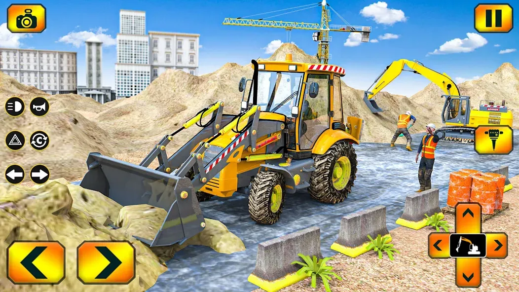 Sand Excavator Simulator Games  [МОД Unlimited Money] Screenshot 4