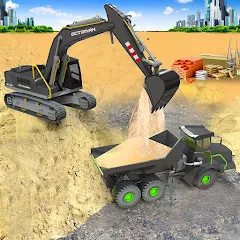 Взлом Sand Excavator Simulator Games  [МОД Unlimited Money] - полная версия apk на Андроид