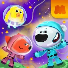 Скачать взломанную Be-be-bears in space  [МОД Много монет] - полная версия apk на Андроид