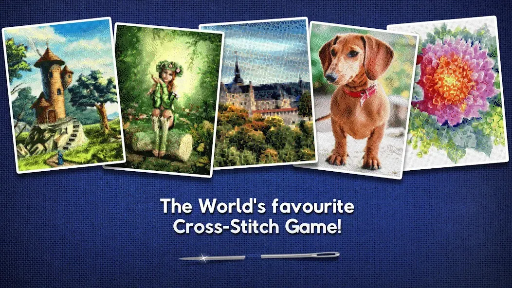 Cross-Stitch World (Кросс)  [МОД Бесконечные монеты] Screenshot 1