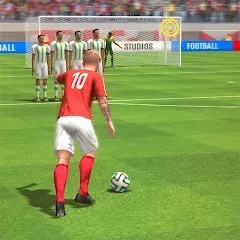 Взломанная Strike Football Game FreeKick  [МОД Unlimited Money] - стабильная версия apk на Андроид