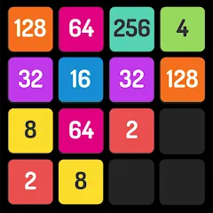 Скачать взломанную X2 Blocks - 2048 Number Game (Блоки)  [МОД Unlimited Money] - последняя версия apk на Андроид