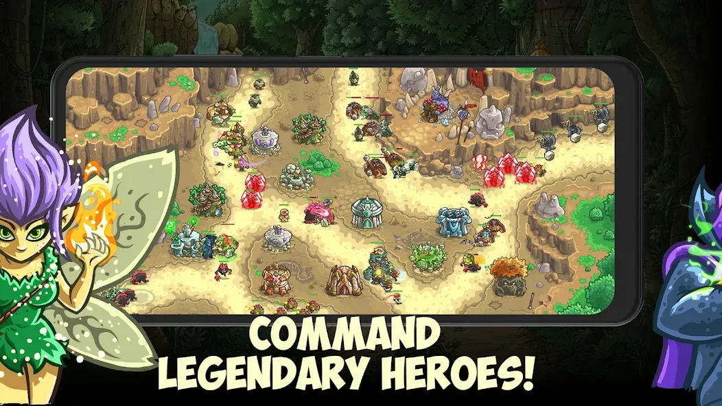 Kingdom Rush Origins TD (Кингдом Раш Ориджинс)  [МОД Unlocked] Screenshot 4