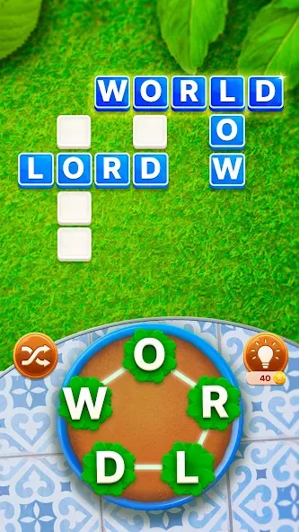 Word Garden : Crosswords (Уорд Гарден)  [МОД Unlocked] Screenshot 2