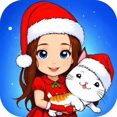 Взломанная My Cat Town - Tizi Pet Games  [МОД Unlimited Money] - полная версия apk на Андроид