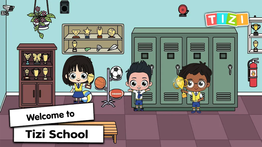 Tizi Town - My School Games  [МОД Unlimited Money] Screenshot 1