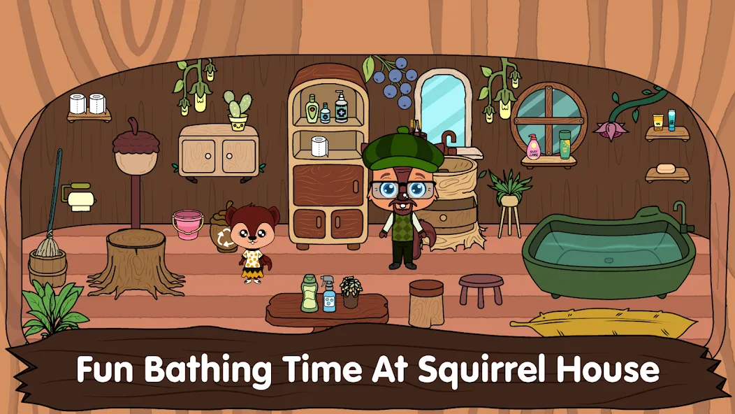 Animal Town - My Squirrel Home  [МОД Все открыто] Screenshot 4