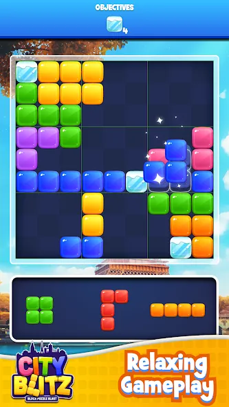 City Blitz-Block Puzzle Blast (Блок Головоломка Кинг)  [МОД Много монет] Screenshot 2