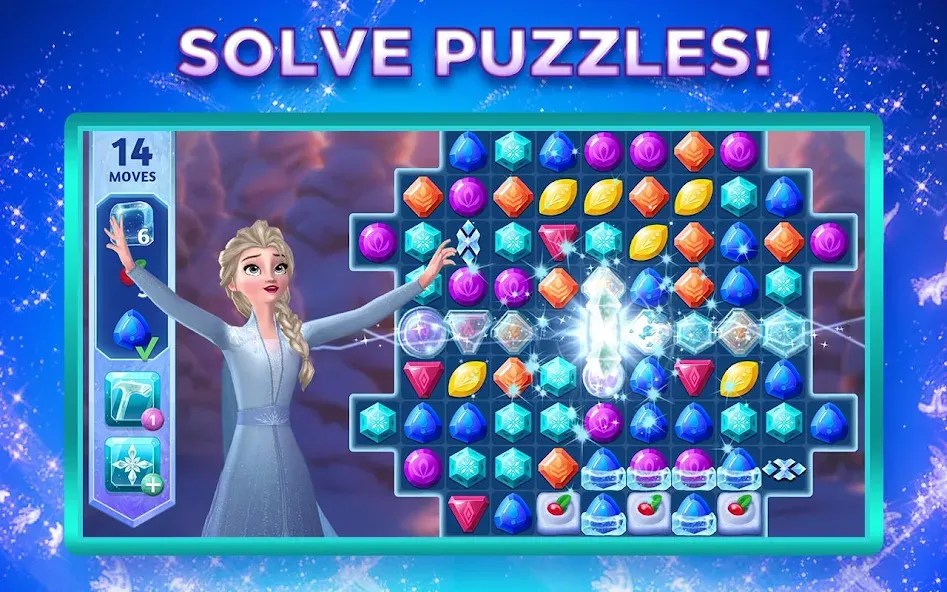 Disney Frozen Adventures (Дисней)  [МОД Бесконечные деньги] Screenshot 1