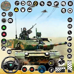 Скачать взломанную Tank Fury: Battle of Steels  [МОД Бесконечные деньги] - полная версия apk на Андроид