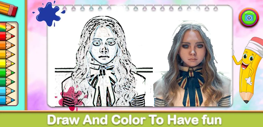 Megan Coloring Game (Меган Колоринг Гейм)  [МОД Все открыто] Screenshot 4