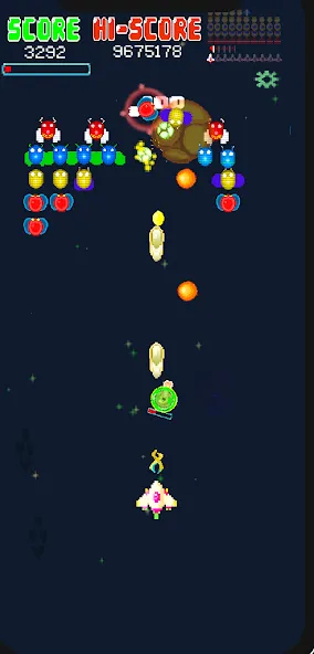 Galaxiga Retro Arcade Action (Галаксига Ретро Аркейд Экшн)  [МОД Меню] Screenshot 3