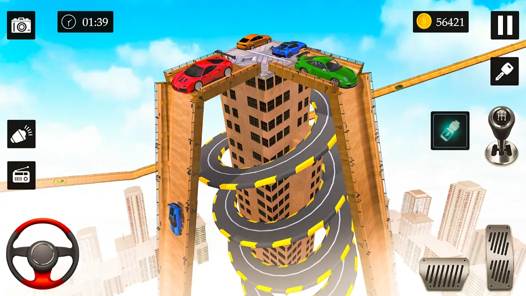 Ramp Car Stunt Racing Game (Крейзи Кар Стантс)  [МОД Menu] Screenshot 1