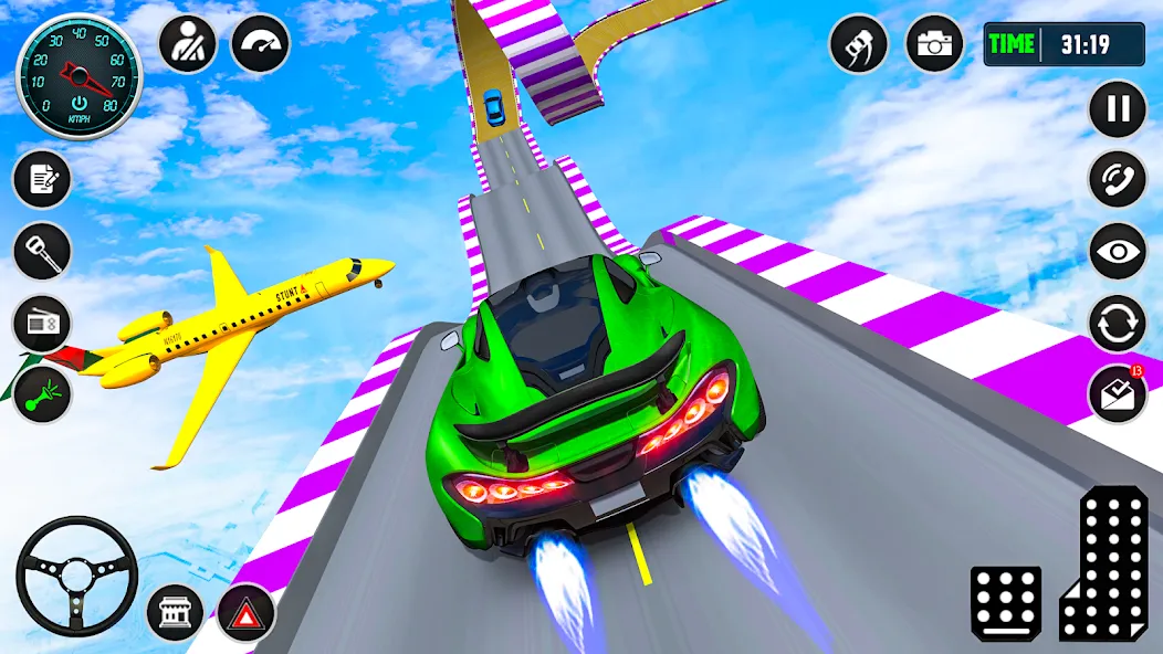 Ramp Car Stunt Racing Game (Крейзи Кар Стантс)  [МОД Menu] Screenshot 3