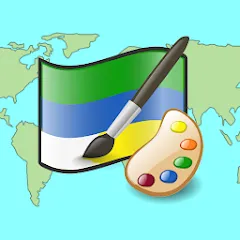 Скачать взломанную Draw The Flag - Quiz & Maker  [МОД Unlimited Money] - стабильная версия apk на Андроид