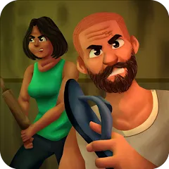 Скачать взломанную Evil Neighbor 2 - Escape (Ивил Нейбор 2)  [МОД Mega Pack] - последняя версия apk на Андроид