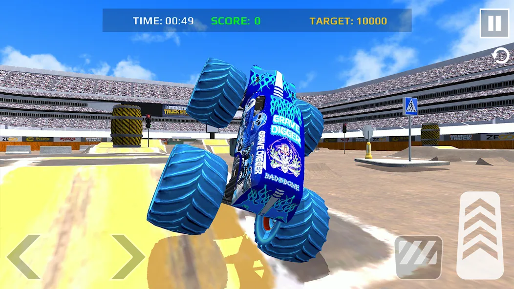 Car Games: Monster Truck Stunt (Монстртрак стант)  [МОД Бесконечные деньги] Screenshot 3