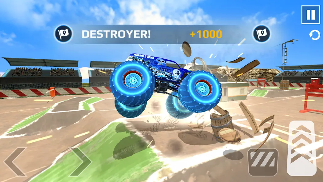 Car Games: Monster Truck Stunt (Монстртрак стант)  [МОД Бесконечные деньги] Screenshot 4