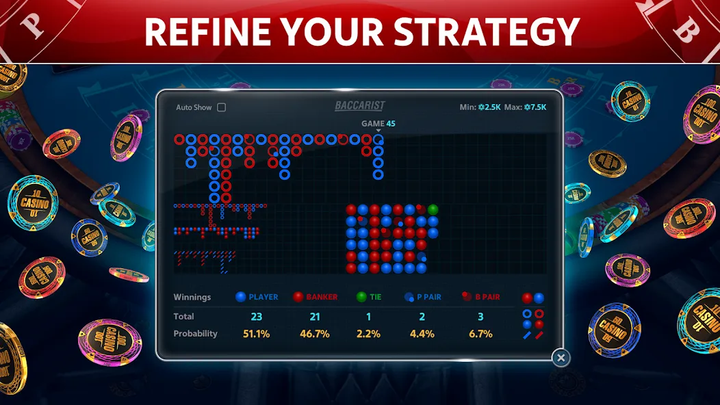 Baccarat Online: Baccarist  [МОД Все открыто] Screenshot 2
