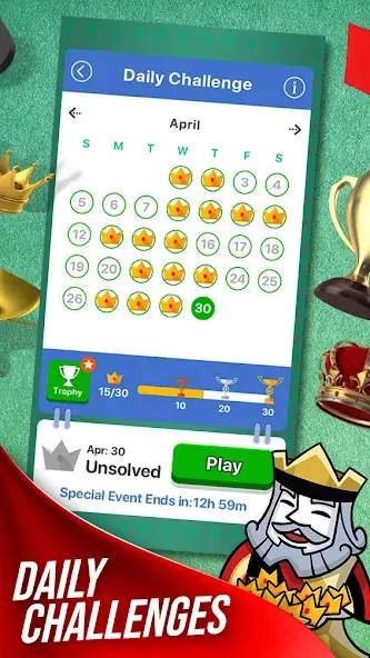 Solitaire + Card Game by Zynga  [МОД Все открыто] Screenshot 2