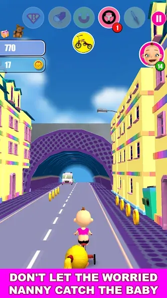 Baby Run The Babysitter Escape  [МОД Много денег] Screenshot 3