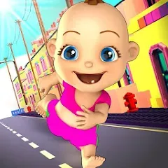 Скачать взлом Baby Run The Babysitter Escape  [МОД Много денег] - стабильная версия apk на Андроид