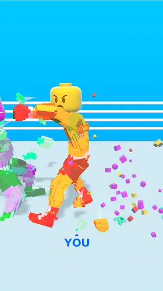 Block Fighter: Boxing Battle (Блок Файтер)  [МОД Unlimited Money] Screenshot 2