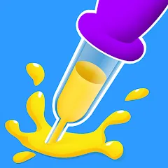 Взломанная Paint Dropper: draw puzzle (Пэйнт Дроппер)  [МОД Много денег] - последняя версия apk на Андроид