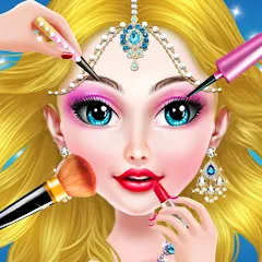 Взломанная Doll Makeover - Fashion Queen (Игры по макияжу для девочек)  [МОД Unlimited Money] - полная версия apk на Андроид