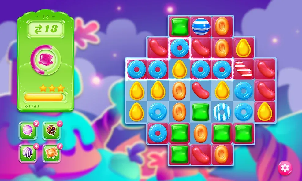 Candy Crush Jelly Saga (Кенди Краш Джелли Сага)  [МОД Меню] Screenshot 5