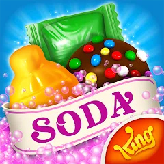 Скачать взломанную Candy Crush Soda Saga (Кенди Краш Сода Сага)  [МОД Unlocked] - последняя версия apk на Андроид