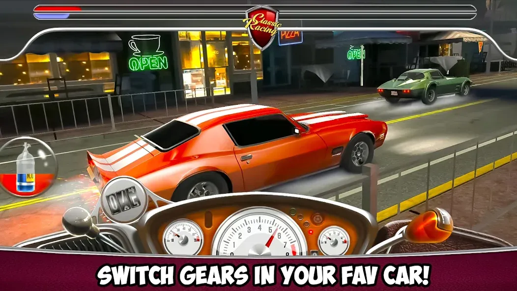 Classic Drag Racing Car Game (Классическая игра на гонках драгрейсинга)  [МОД Много денег] Screenshot 3