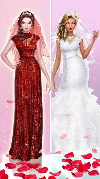 Dream Wedding: Bride Dress Up  [МОД Все открыто] Screenshot 5