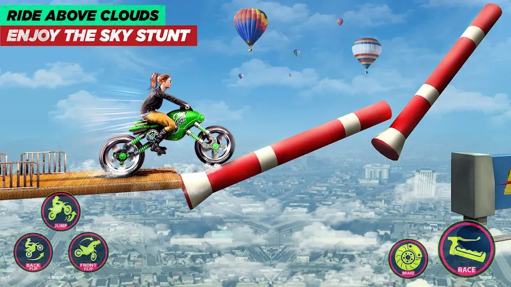 Bike Stunt Game: Tricks Master  [МОД Меню] Screenshot 5