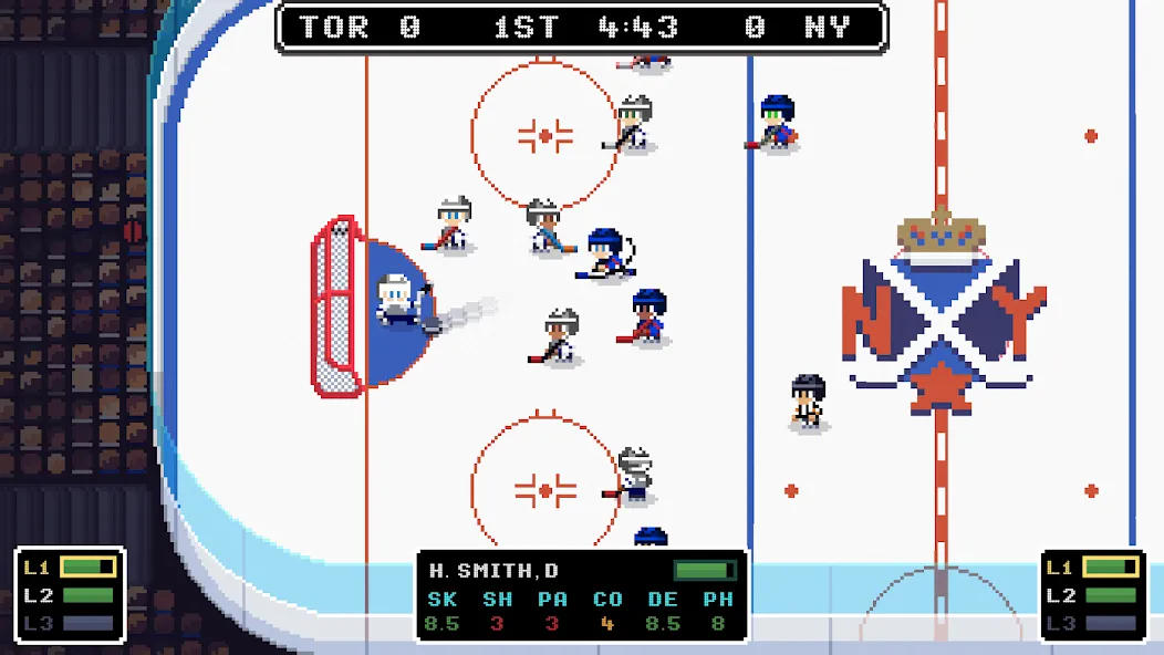 Ice League Hockey (Айс Лиг Хоккей)  [МОД Меню] Screenshot 1