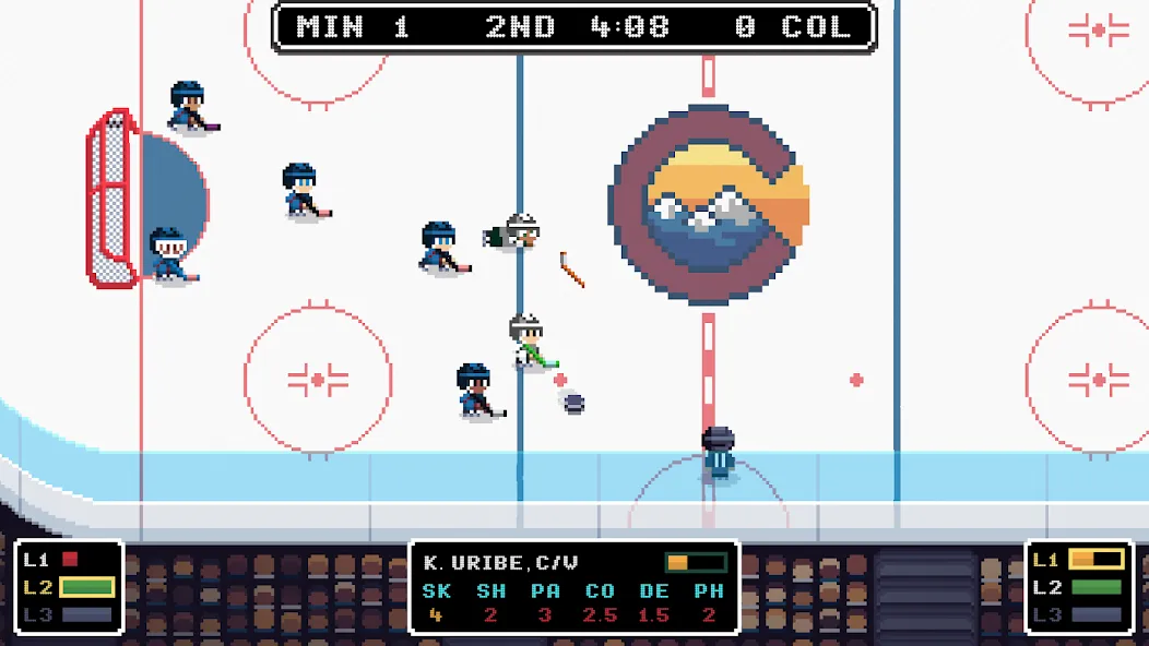 Ice League Hockey (Айс Лиг Хоккей)  [МОД Меню] Screenshot 3