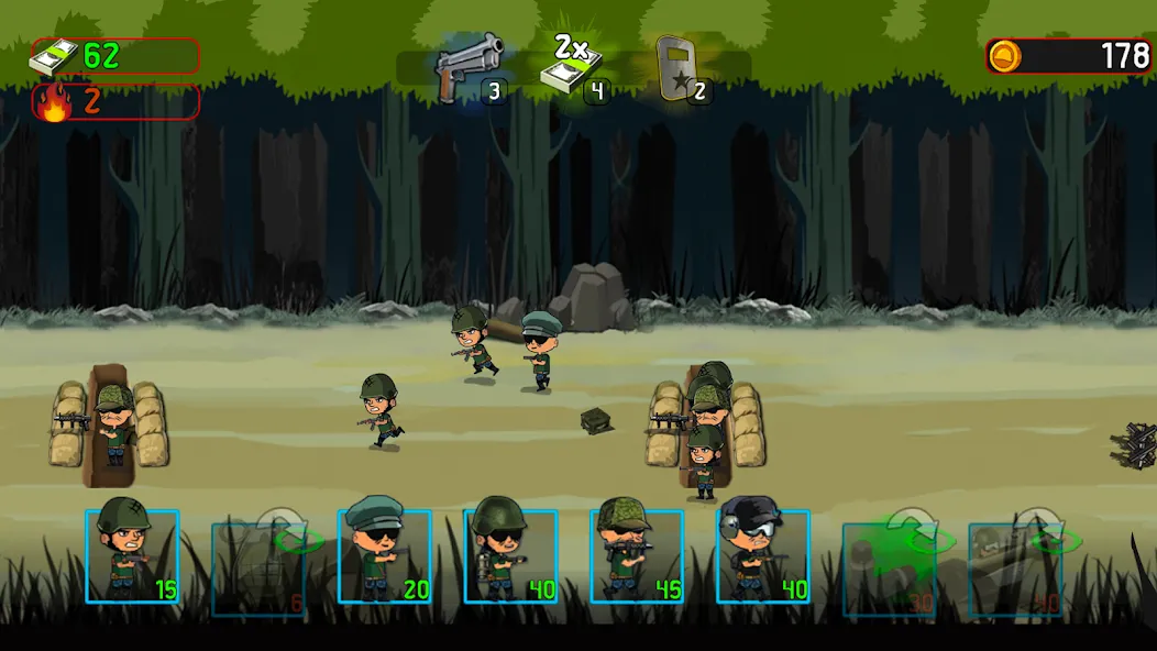 Army War: Military Troop Games  [МОД Бесконечные монеты] Screenshot 3