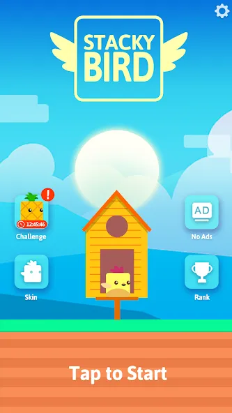 Stacky Bird: Fun Egg Dash Game (тэки птица)  [МОД Бесконечные монеты] Screenshot 1