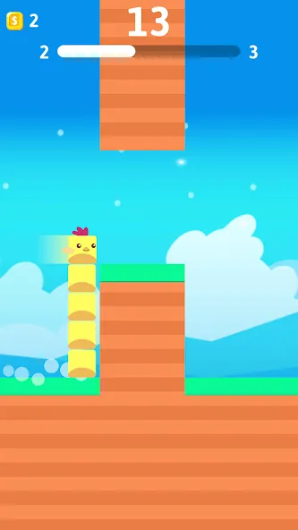 Stacky Bird: Fun Egg Dash Game (тэки птица)  [МОД Бесконечные монеты] Screenshot 2