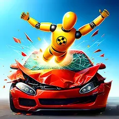 Скачать взлом Realistic Car Crash Simulator (Реалистичный симулятор автокатастроф)  [МОД Бесконечные деньги] - последняя версия apk на Андроид